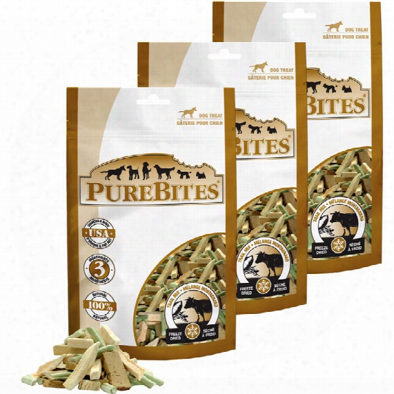 Purebites Trail Mix Freeze-dried Treats For Dogs - 3 Pack (9.75 Oz)
