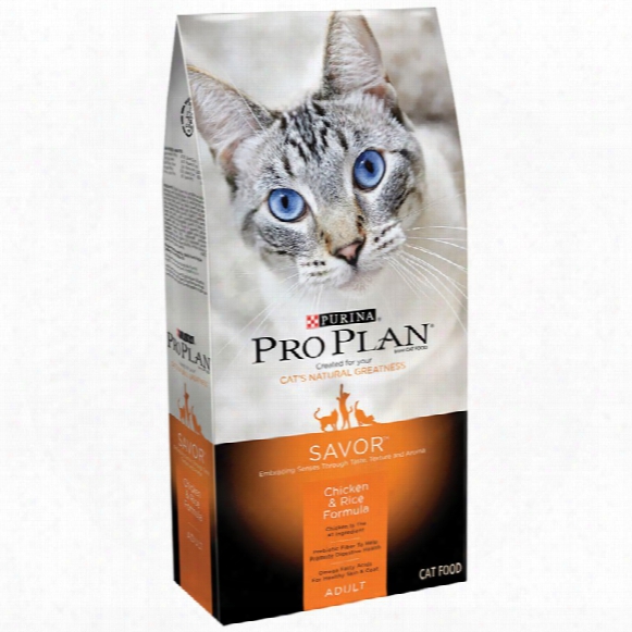 Purina Pro Plan Savor - Chicken & Ric Edry Adult Cat Food (16 Lb)