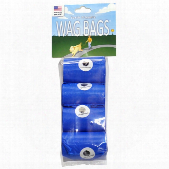 Wag Bags Refill Blue - Unscented (60 Bags)