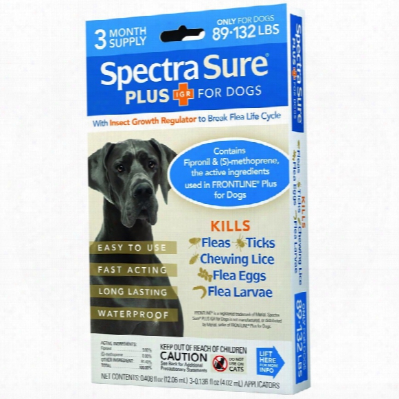 3 Month Spectra Sure Plus For Dogs 89-132 Lbs