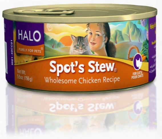 Halo Spot's Stew Wholesome Chicken Cat Food (5.5 Oz)