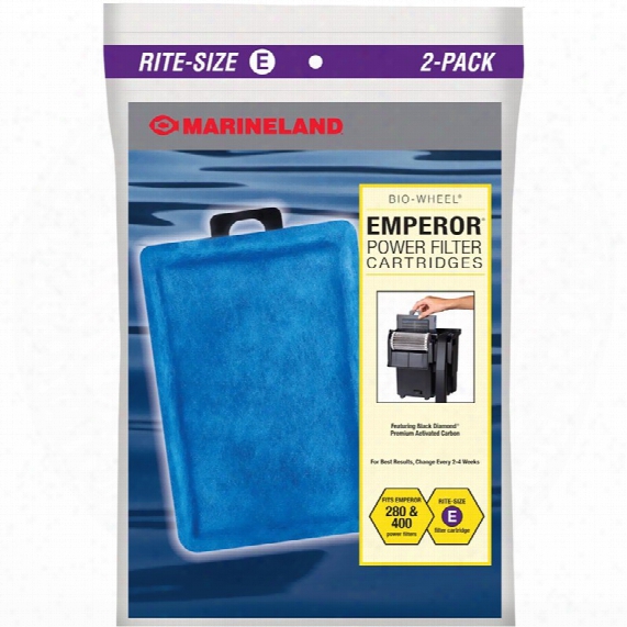 Marineland Emperor Power Filter Cartridges Rite-size E (2 Pk)