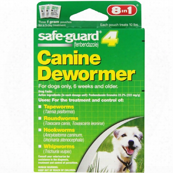 Safeguard 4 Canine Dewormer (1 Gm) - Small Dogs (3 Pack)