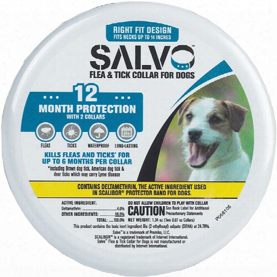 Salvo Flea And Tick Collar For Dogs - Small