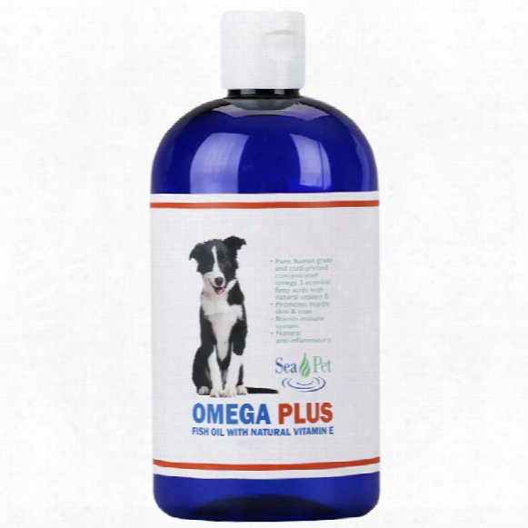 Sea Pet Omega Plus Fish Oil With Natural Vitamin E (8 Oz)