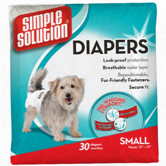 Simple Solution Disposable Diapers Small (30 Pack)