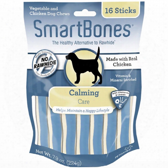 Smartbones Chicken Dog Chews - Calming (16 Sticks)