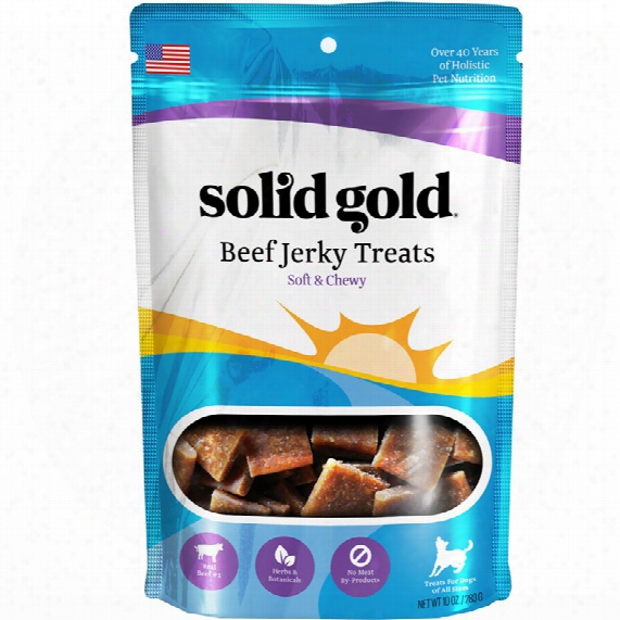 Solid Gold Beef Jerky Dog Treats (10 Oz)