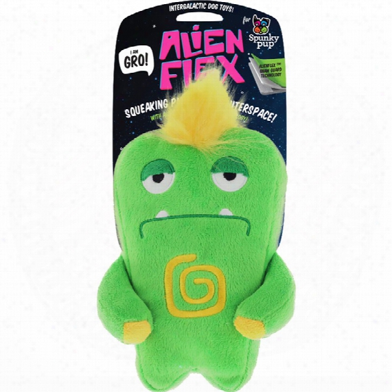 Spunky Pup Alien Flex Plush Toy - Gro