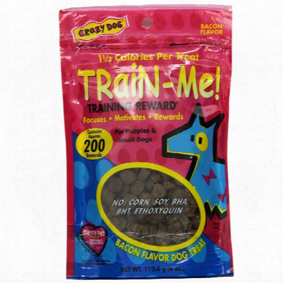 Crazy Dog Train-me! Treats Bacon Flavor (4 Oz)