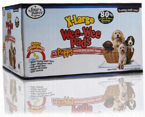 Four Paws Wee Wee Pads Extra Large (40 Pack)