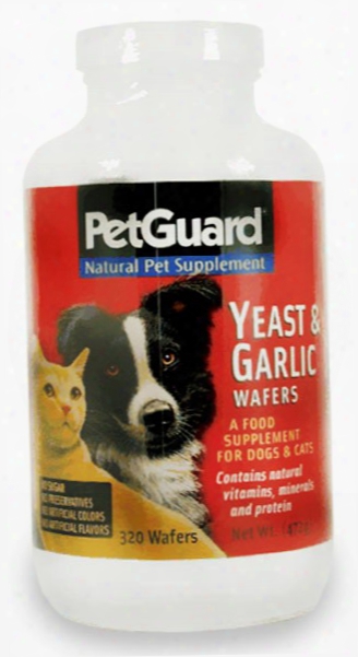 Petguard Yeast And Garlic Wafers (320 Ct)