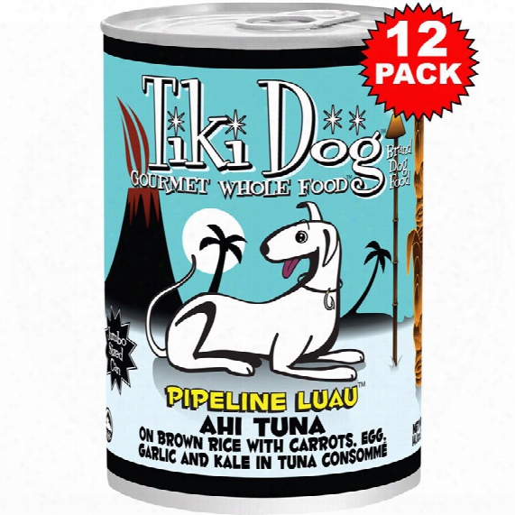 Tiki Dog Pipeline Luau Ahi Tuna (14.1 Oz) - 12 Pack