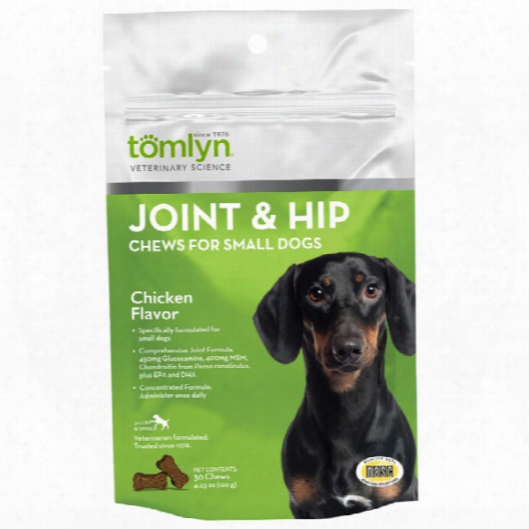 Tomlyn Joint & Hip Chews For Small Dogs (30 Count)