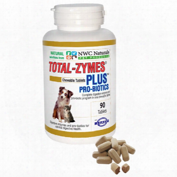 Total-zymes Plus Pro-biotics (90 Chewable Tablets)