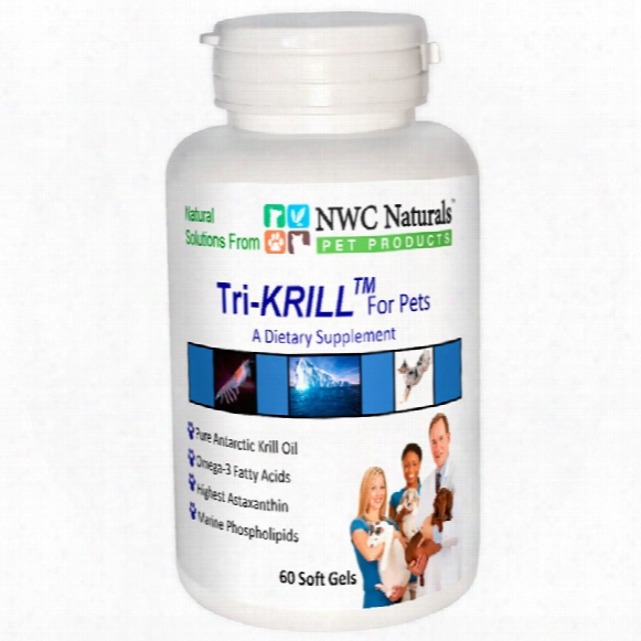 Tri-krill For Pets (60 Soft Gels)