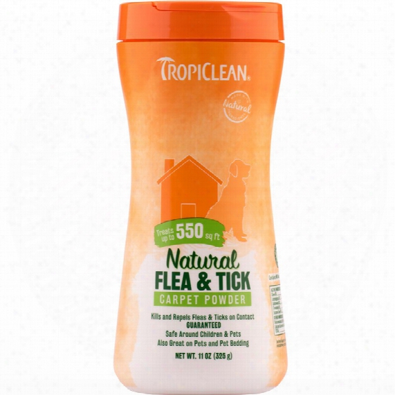Tropiclean Natural Flea & Tick Carpet Powder (11 Oz)