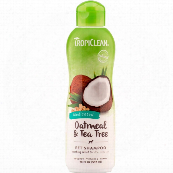 Tropiclean Oatmeal & Tea Tree Shampoo (20 Oz)