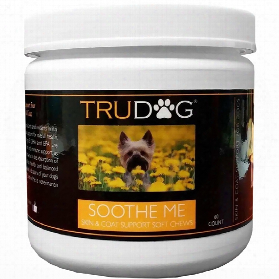 Trudog Soothe Me - Skin & Coat Support Soft Chews (60 Count)