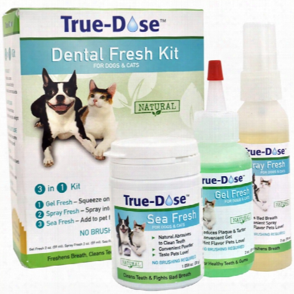 True-dose Dental Fresh Kit 3-in-1 For Dogs & Cats