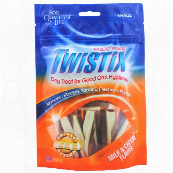Twistix Dental Treats Milk & Cheese Flavor - Small (5.5 Oz)