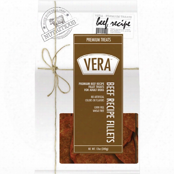 Vera Premium Treats - Beef Recipe Fillets (12 Oz)