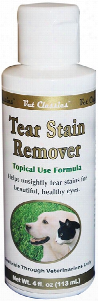 Vet Classics Tear Stain Topical Remover Liquid (4 Oz)