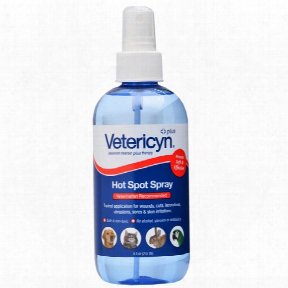 Vetericyn Plus Hot Spot Spray (8 Fl Oz)