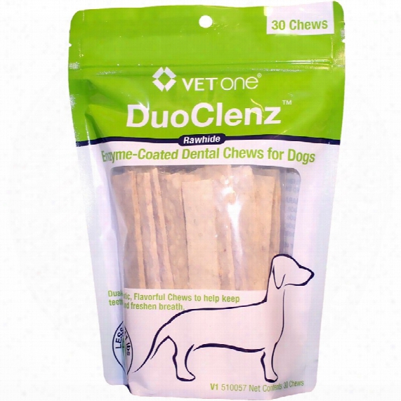 Vetone Duoclenz Enzyme-coated Dental Chews Small (30 Count)