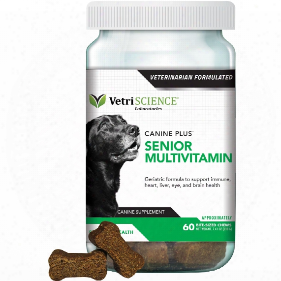 Vetriscience Canine Plus Multivitamins (60 Bite-sizsd Chews)