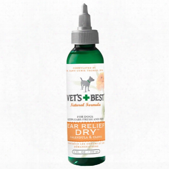 Vet's Best Natural Ear Relief Dry For Dogs (4 Oz)