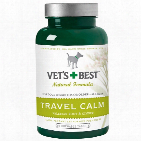 Vet's Best Travel Calm For Dogs (40 Chewable Tablets)