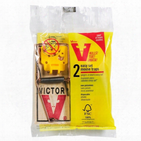 Victorpest Easy Set Mouse Trap (2 Pack)