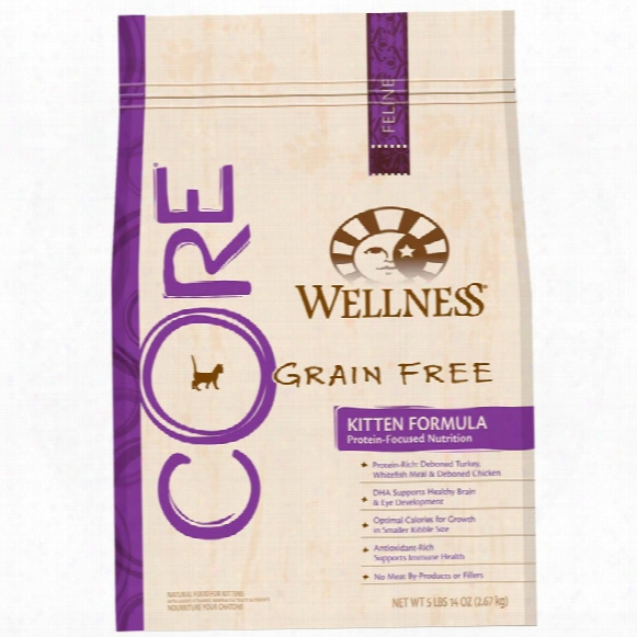 Wellness Core Grain Free Kitten Formula Pet Food (5.9 Lb)