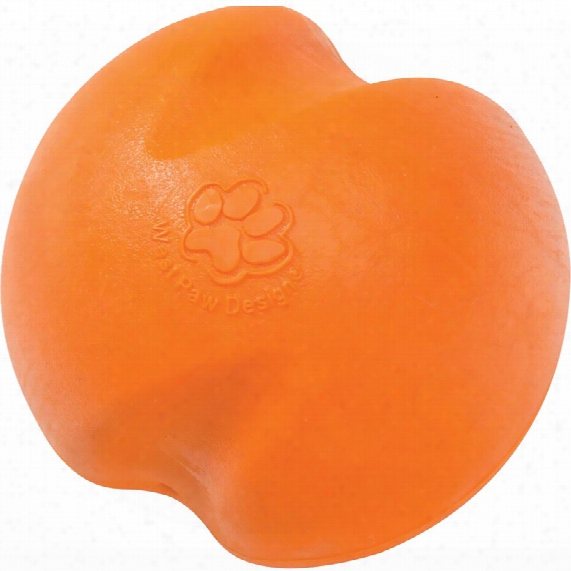 West Paw Jive Tough Dog Chew Toy - Tangerine (large)