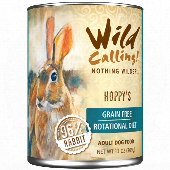 Wild Calling Hoppy's Canned Dog Food - Rabbit (13 Oz)