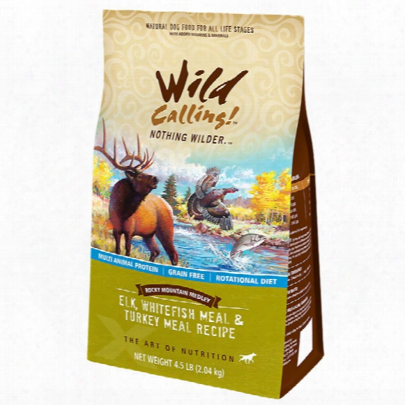 Wild Calling Rocky Mountain Dog Food - Elk/whitefish/turkey (4.5 Lb)