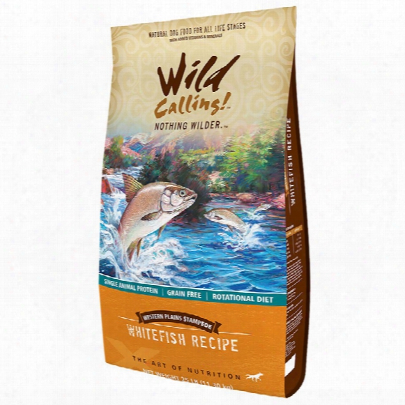 Wild Calling Western Plains Dog Food - Whitefish (25 Lb)