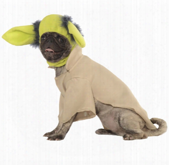 Yoda Dog Costume - Medium