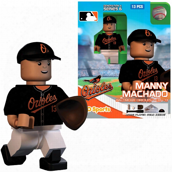 Baltimore Orioles Manny Machado Oyo Sports Minifigure