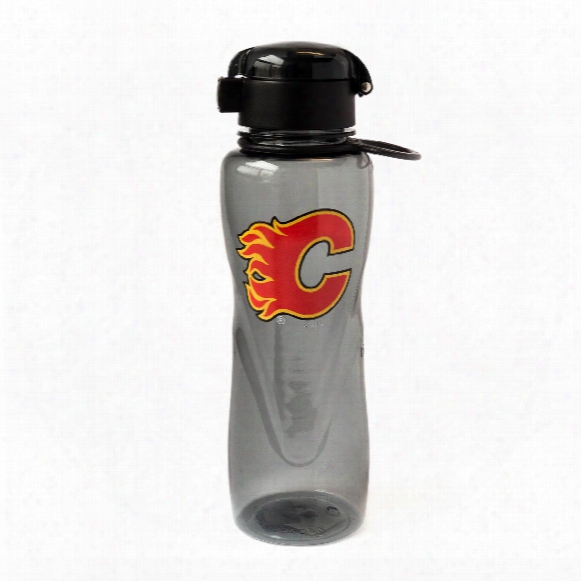 Calgary Flames 24oz Trittan Water Bottle With Fliptop Lid