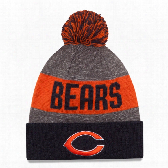 Chicago Bears New Era 2016 Nfl Official Sideline Sport Knit Hat