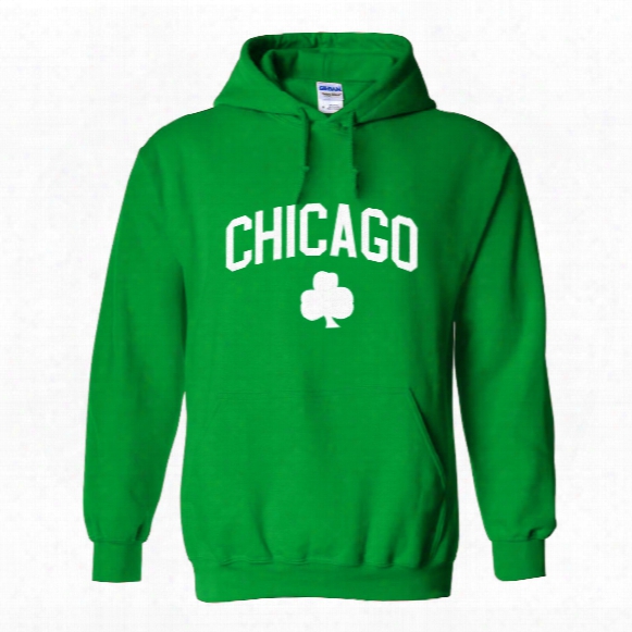 Chicago Irish Pride Pullover Hoodie (kelly)