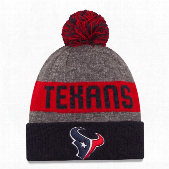 Houston Texans New Era 2016 Nfl Official Sideline Sport Knit Hat