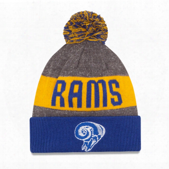 Los Angeles Rams New Era 2016 Nfl Official Sideline Sport Knit Hat (classic