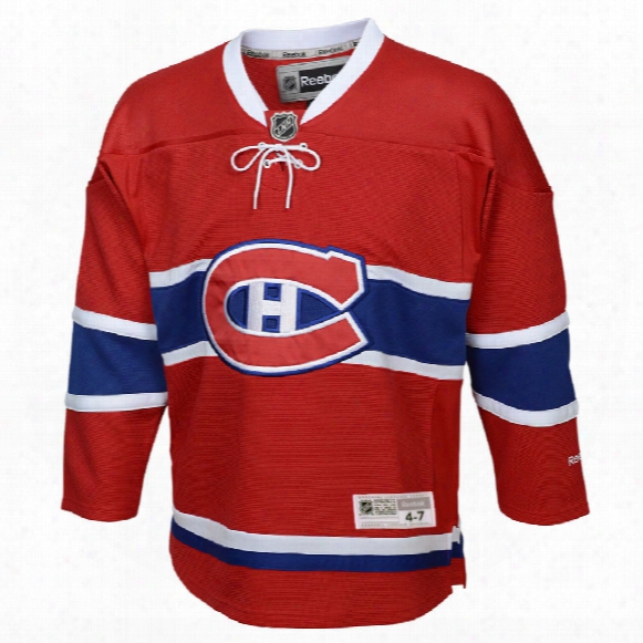 Montreal Canadiens Reebok Child Replica Home Nhl Hockey Jersey (twill Crest)