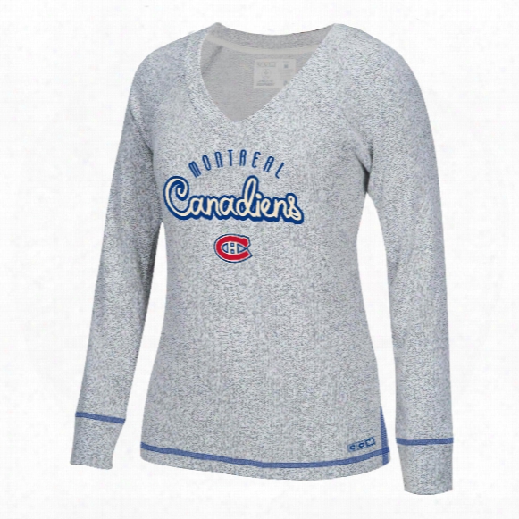 Montreal Canadiens Women's French Terry Comfy Crew