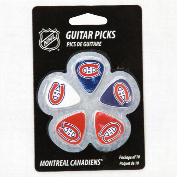 Montreal Canadiens Woodrow Guitar 10-pack Guitar Picks