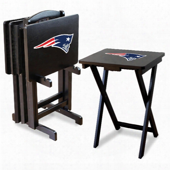 New England Patriots Tv Snack Tray Set