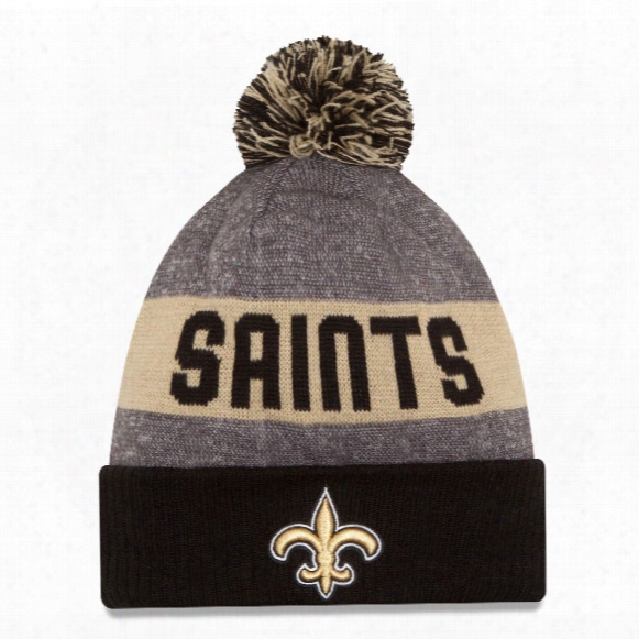 New Orleans Saints New Era 2016 Nfl Official Sideline Sport Knit Hat